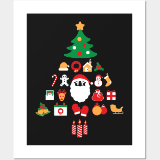 Christmas Tree From Christmas Symbols Posters and Art